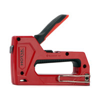 Pistolet à agrafes robuste 2-en-1 en promotion – Outil pour tapisserie et menuiserie avec réglage manuel pour le bricolage, la menuiserie et l'artisanat