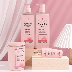 Private Label Treatment Manufacturer Organic Best Quality Hair Care Deep Nano Collagen Hair <b>Shampoo</b> Set - Product Image 1