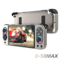 Consola de Juegos Android 2026 D50 MAX con Pantalla Táctil IPS de 5'', 64GB Integrados, Batería de 5000mAh, Wi-Fi, Consola de Videojuegos Retro Portátil