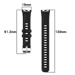 BEEFLYPOWER Bracelet de sport populaire en silicone souple avec boucles métalliques pour <span class=keywords><strong>Huawei</strong></span> <span class=keywords><strong>Band</strong></span> 10/9 <span class=keywords><strong>Band</strong></span> 8 Correa - Product Image 5