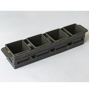 T-shine 4 strapped bread case Al aluminum bread loaf pan set toast box for oven baking commercial