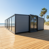 Maison préfabriquée en conteneur, maison en conteneur à Porto Rico, maison en conteneur pliable, maison modulaire pliable de 20 pieds