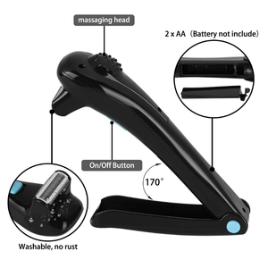 Epsilon - Maquinilla de Afeitar Eléctrica de Mango Largo para Espalda y Cuerpo, Cuchillas de Afeitar, Depiladora, Rasuradora para Vello Corporal y de Espalda - Product Image 5