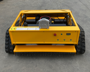 Professional Tracked Riding <b>Lawn</b> <b>Mower</b> Petrol Powered 224CC 4-Cycle Single <b>Cylinder</b> High Torque Mulching Rotary Blade - Product Image 5