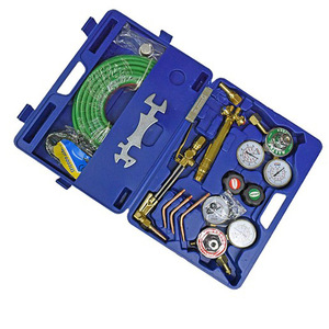 Oxygen Acetylene <b>Welding</b> <b>Kit</b> Regulator Torch Outfit - Product Image 2