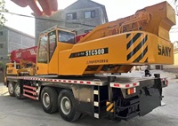 Grúa Torre Sin Plataforma Sany STC500 de Segunda Mano de Alta Calidad, Capacidad de Elevación de 50 Toneladas, Motor PLC, Bomba, Caja de Cambios, Motor con 300 Horas de Funcionamiento