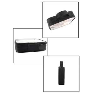 Sac de maquillage transparent en PVC personnalisé avec logo, écologique, imperméable, sacs de voyage cosmétiques transparents en PVC pour femmes - Product Image 5