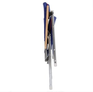 Chaise pliante en <span class=keywords><strong>toile</strong></span> à dossier haut bleue <span class=keywords><strong>de</strong></span> Xiamen Sunshine Marine Hardware Supplier, pliable <span class=keywords><strong>pour</strong></span> un rangement facile - Product Image 2