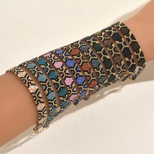 Pulsera de Cuentas Miyuki Hecha a Mano D652, Pulsera de Cuentas de Leopardo para Mujeres <span class=keywords><strong>y</strong></span> Hombres, Venta al Por Mayor - Product Image 2