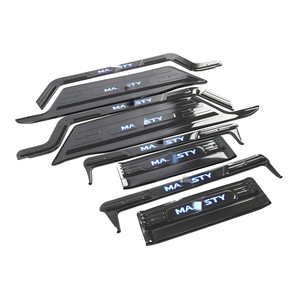 WZXD New Arrival <b>Door</b> Sill Guards <b>Door</b> Sill <b>Plate</b> With LED Black Steel for Majesty - Product Image 1