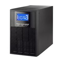 Onduleur en ligne 1KVA-3KVA 100-300VAC monophasé haute fréquence à onde sinusoïdale pure, avec batterie au plomb sans entretien pour PC