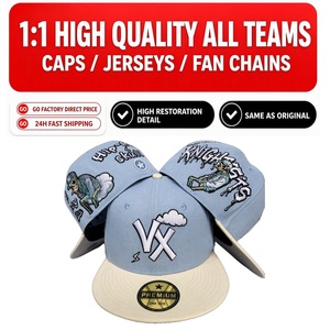 Nouvelles casquettes de baseball ajustables de qualité supérieure pour hommes, avec logo d'équipe intégral, style vintage, pour tous les clubs - Product Image 1