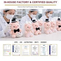 Adorable ensemble de peluches cochon pour couple de mariage avec voile de mariée et mini chapeau noir, animal en peluche doux et mignon pour cadeau de Saint-Valentin