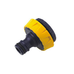 Conector de agua para jardín de 1 pulgada y 3/4 de pulgada con manguera de rosca múltiple para conexión de mangueras - Product Image 1