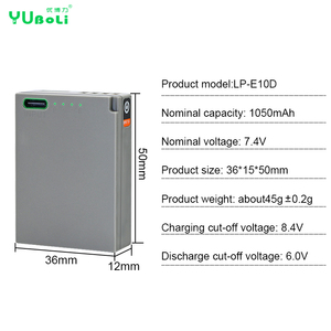แบตเตอรี่สำรอง LP-E10D Type-C แบบชาร์จในตัว 1050mAh สำหรับกล้องดิจิตอล Canon <span class=keywords><strong>EOS</strong></span> 2000D <span class=keywords><strong>4000D</strong></span> - Product Image 6