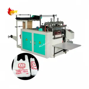 Alta Velocidade Takeaway Vest Bag Making Machine Fruit Packing Shopping Bag Making Machine