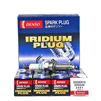 Bougie d'allumage DENSO SXU22HCR11S 3461 Iridium, faible tension d'allumage, anti-calamine, démarrage à froid fluide pour moteur de voiture