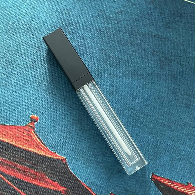 clear tube with matte black cover