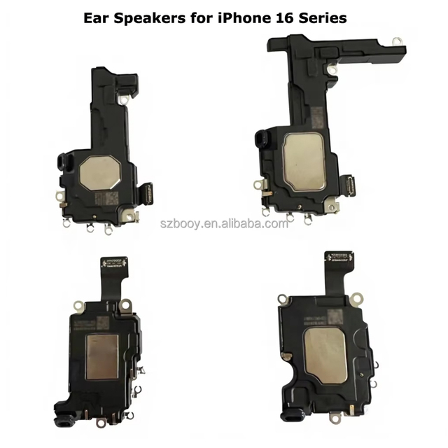 Wholesale Cell Phone Ear Speaker Earpiece for iPhone 16 16 Plus 16 Pro 16 Pro Max Earphone Flex Cable Spare Parts