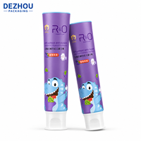 Tube souple cosmétique personnalisé en PE de 160 ml, emballage pour dentifrice et brillant à lèvres, avec bouchon à vis et opercule en aluminium, OEM ODM, logo imprimé sur sérigraphie