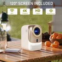 CR38 Pro 1080p Auto Focus Projecteur CRE LCD LED Lumière Lampe Mini Appareil Photo Numérique Projection 3.97 "LCD Caméra Vidéo Android 9/12