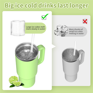 Vasche per gelato in Silicone a 3 cilindri cavi a forma di cuore-lavabili per uso domestico - Product Image 2