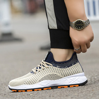 Chaussures d'été pour hommes, respirantes, tricotées, chaussures de sport décontractées à bas prix