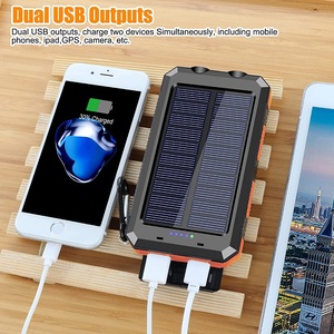 Tendencia 2024 nuevos dispositivos electrónicos cargador portátil rápido para Xiaomi Apple iPhone cargador LED luz generador Solar banco de energía - Product Image 3