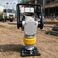 Pilonneuse thermique à essence, machine compacteuse à force d'impact de 15KN, couple élevé, grand réservoir de carburant pour utilisation continue