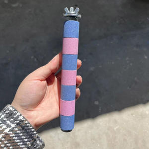 Jouet à mâcher oiseau perchoir perroquet jouet à mâcher patte matériaux naturels bâton de broyage oiseau jouets Cage - Product Image 4