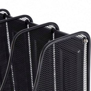 2024 Most Popular Best Supplier 4 Vertical Compartments Metal Mesh Desk <b>File</b> <b>Organizer</b> <b>File</b> <b>Organizer</b> Desk <b>File</b> <b>Organizer</b> - Product Image 2