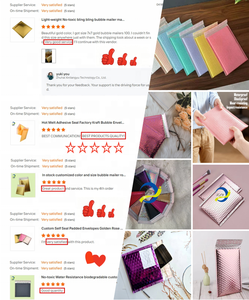 Pronti <span class=keywords><strong>per</strong></span> la spedizione da 110*130 + 40mm in oro rosa bollettini sacchetti <span class=keywords><strong>per</strong></span> imballaggio bolle <span class=keywords><strong>buste</strong></span> imbottite - Product Image 5
