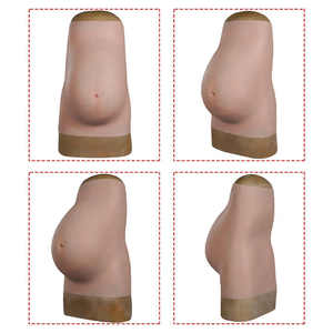 Ventre de grossesse réaliste en silicone pour hommes, expérience de grossesse factice, ventre artificiel, bosses de grossesse, moule, accessoires de cosplay, accessoires de <span class=keywords><strong>film</strong></span>, drag - Product Image 3