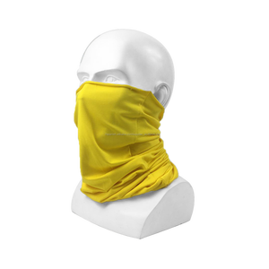 Top venta popular <span class=keywords><strong>colr</strong></span> sólido teñido único cuello tubo bufanda multifunción logotipo personalizado reflectante bandana gorros - Product Image 2