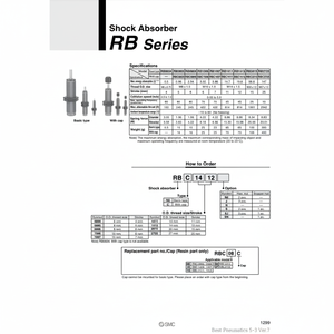 โช้คอัพ RB0806นิวเมติก SMC - Product Image 1