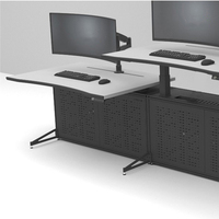 Mobilier moderne de salle de commande de luxe Console pour institutions financières Bureau central de commande