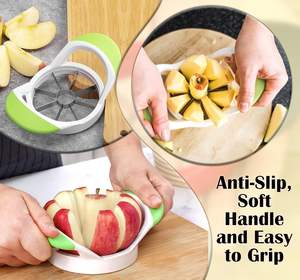 Stainless Steel Manual <b>Mango</b> Slicer <b>Cutter</b> Portable Soft-Handled Fruit Corer with Container Easy Usage Kitchen Gadgets - Product Image 4