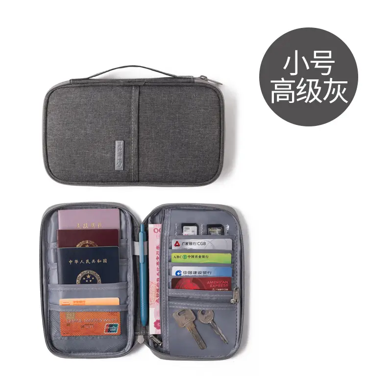 Bolsa antifurto para avião de viagem, portátil, saco de cartão de crédito, viagem, passaporte, multifuncional, sacos de certificado