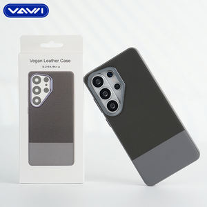 Étui de téléphone en cuir à motif diamant VAWI L128 pour Samsung S22 S23 S24 S25 S26 <span class=keywords><strong>Ultra</strong></span>, <span class=keywords><strong>coque</strong></span> magnétique antichoc pour iPhone - Product Image 1