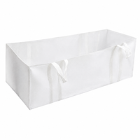 Sacs de conteneur en polypropylène tissé 240x120x75cm à ouverture large, sacs de vrac robustes pour la construction, vente en gros
