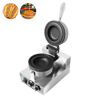 110V 220V Ufo forme rotation crème glacée gaufre Hamburger pain presse chaude Machine Gelato Panini presse Brioche Ufo Burger Maker