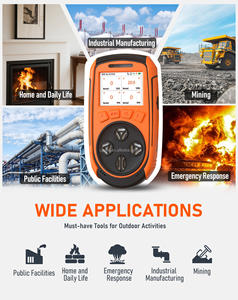 Gaz dedektörü yanıcı gaz 4 gaz monitörü için H2S CO <span class=keywords><strong>LEL</strong></span> O2 titreşim görsel ve sesli alarmlar Natual gaz dedektörü - Product Image 6