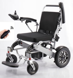 La nuova tendenza disabilita la sedia a rotelle elettrica motorizzata sedia a rotelle elettrica pieghevole leggera economica portatile pieghevole usata - Product Image 1