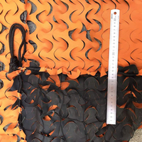 Dernier camouflage orange de haute qualité Tarnnetz Schwarz