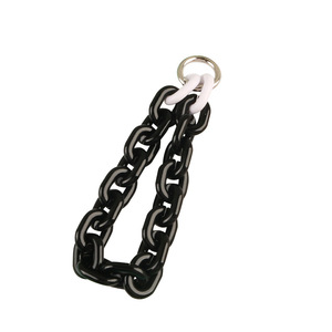 Nouveau acrylique boucle ouverte détachable couleur bonbon chaîne Anime léger <span class=keywords><strong>voiture</strong></span> <span class=keywords><strong>porte</strong></span>-clés cintre téléphone portable femmes sac décoratif - Product Image 1