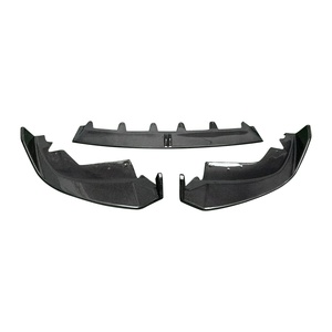 Para <span class=keywords><strong>BMW</strong></span> Serie 3 G20, Labio Delantero de Fibra de Carbono, Separador de Parachoques Delantero, Accesorios para Auto - Product Image 2
