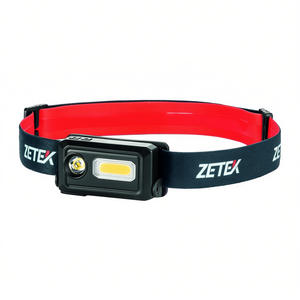 Lampe frontale Zetex 200 lumens, lumière LED rechargeable, camping en plein air, randonnée - Product Image 2