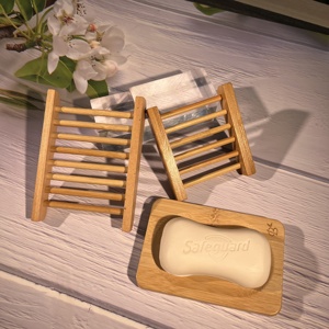 Portasapone in <span class=keywords><strong>Legno</strong></span> <span class=keywords><strong>di</strong></span> Teak Naturale Antiscivolo per Bagno, Porta Sapone in <span class=keywords><strong>Legno</strong></span> per Doccia, Vassoio Porta Sapone, Supporto per Stoccaggio - Product Image 3