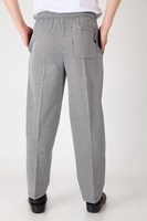 Mélange de coton et de polyester Pantalon de chef unisexe uniforme à carreaux confortables et amples Pantalon de chef Pantalon de chef