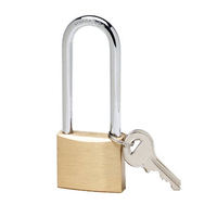 Serrure de porte trempée antivol étanche 20MM 25MM 30MM 40MM 50MM 60MM Cadenas en laiton à longue manille